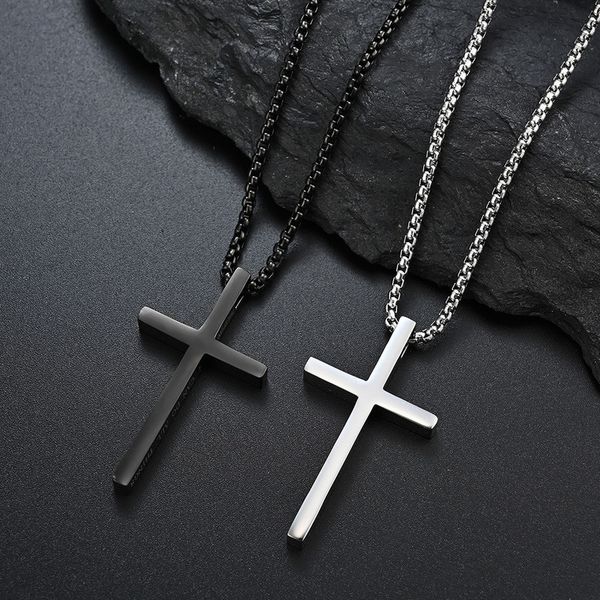 fashion design necklace pendant liguxury jewelry longrui titanium steel cross personalized simple couple christian believer, Silver
fashion design necklace pendant liguxury jewelry longrui titanium steel cross personalized simple couple christian believer, Silver