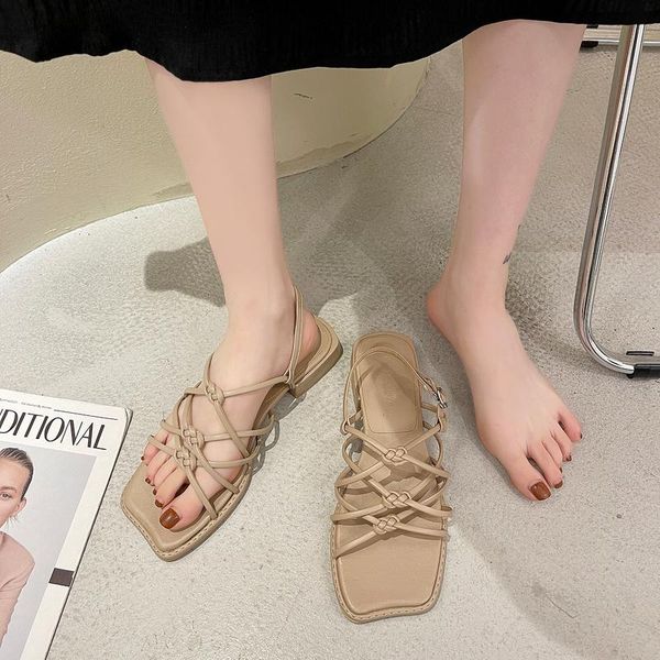 sandals comfort shoes for women all-match med buckle strap square toe 2021 summer female sandal cross medium girls fashion beige, Black
sandals comfort shoes for women all-match med buckle strap square toe 2021 summer female sandal cross medium girls fashion beige, Black