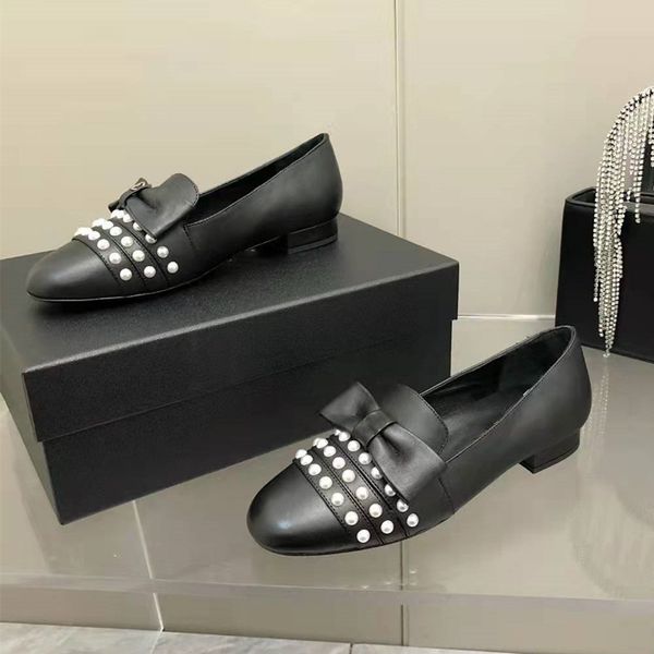 2022pearl butterfly knot single shoes for women round toe designer flat casual shoe brand genuine leather solid pumps, Black
2022pearl butterfly knot single shoes for women round toe designer flat casual shoe brand genuine leather solid pumps, Black