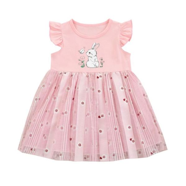 girl's dresses girls summer round collar ruffles sleeve dress cartoon easter mesh yarn stitching a-line princess, Red;yellow
girl's dresses girls summer round collar ruffles sleeve dress cartoon easter mesh yarn stitching a-line princess, Red;yellow