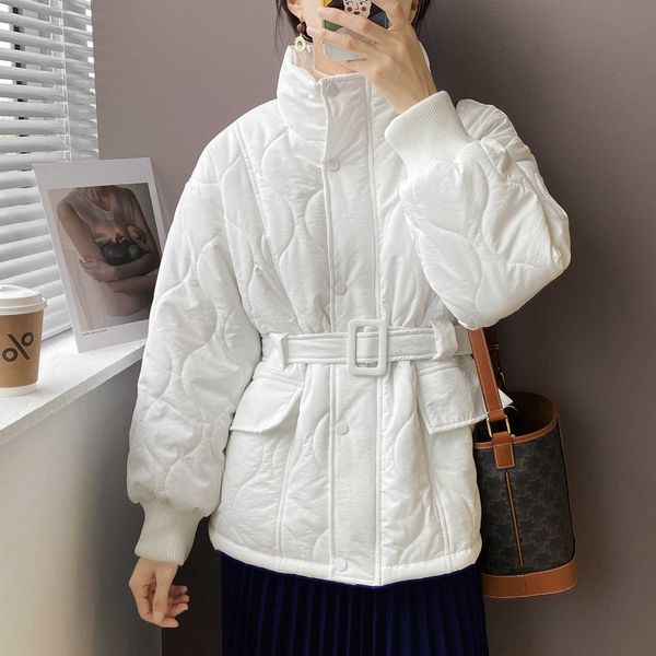 lingge down cotton-padded jacket women's winter loose waist oversized coat women puffer thicker warm belt 210607, Black
lingge down cotton-padded jacket women's winter loose waist oversized coat women puffer thicker warm belt 210607, Black