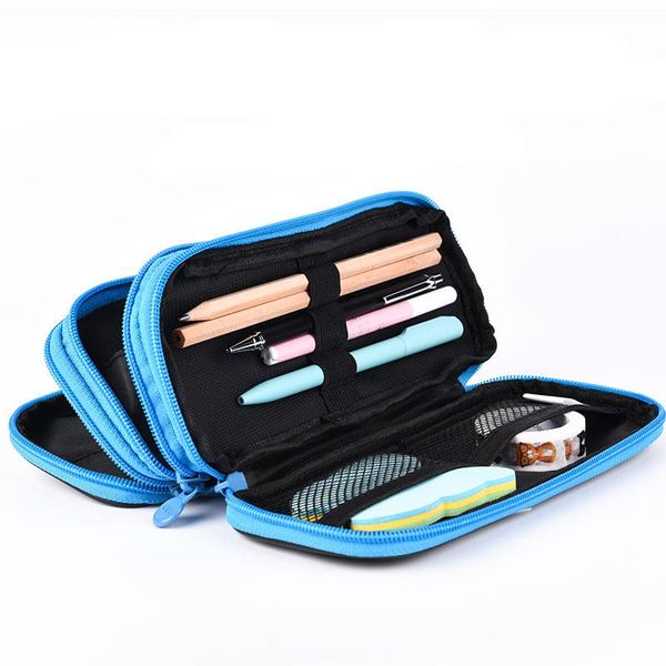 high grade pen bag, 3 zipper large compacity pouches, school office gifts pencil bags
high grade pen bag, 3 zipper large compacity pouches, school office gifts pencil bags
