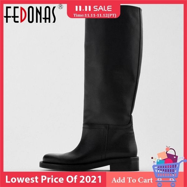 fedonas big size women knee high boots cow leather platform winter shoes woman heels warm fur long ins 211105, Black
fedonas big size women knee high boots cow leather platform winter shoes woman heels warm fur long ins 211105, Black