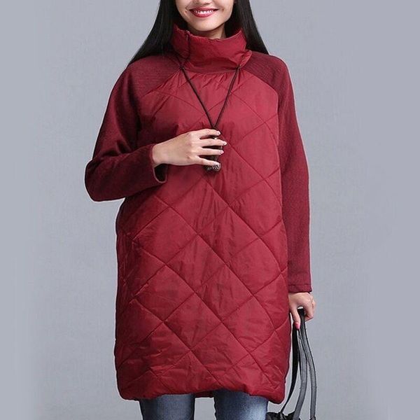 plus size outerwear & coats 2021 autunm coat women winter long wadded jacket female turtleneck padded parka 5xl 6xl 7xl vestidos, Black
plus size outerwear & coats 2021 autunm coat women winter long wadded jacket female turtleneck padded parka 5xl 6xl 7xl vestidos, Black