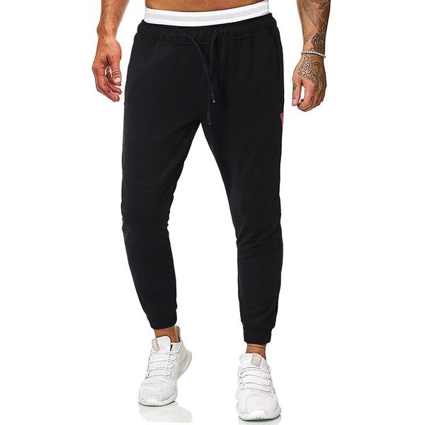 men's pants men nice autumn fashion patchwork versatile casual leg loose trousers, Black
men's pants men nice autumn fashion patchwork versatile casual leg loose trousers, Black