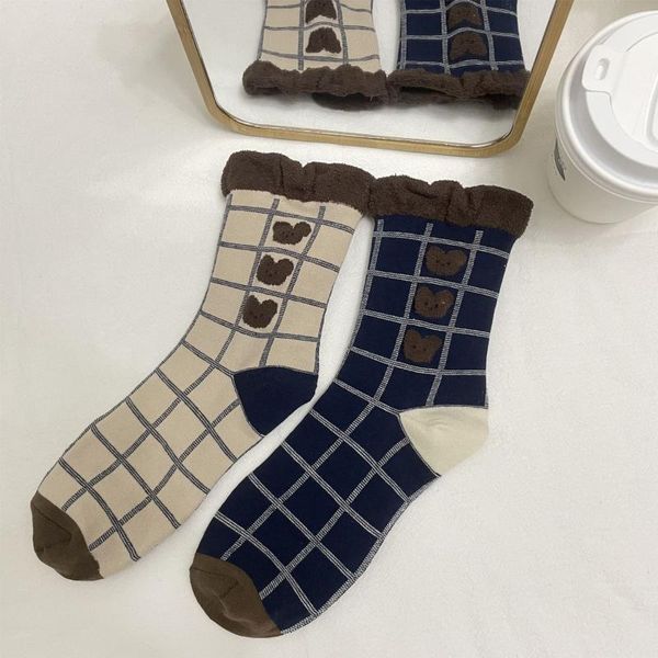 men's socks 1 pair and women's autumn winter terry tube trendy lace flocking cartoon retro color, Black
men's socks 1 pair and women's autumn winter terry tube trendy lace flocking cartoon retro color, Black