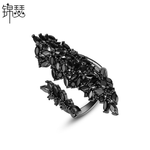 925 sterling silverboutique zirconium diamond ring shuxian copper set 3a zircon fashion korean banquet ladies' gift, Golden;silver
925 sterling silverboutique zirconium diamond ring shuxian copper set 3a zircon fashion korean banquet ladies' gift, Golden;silver