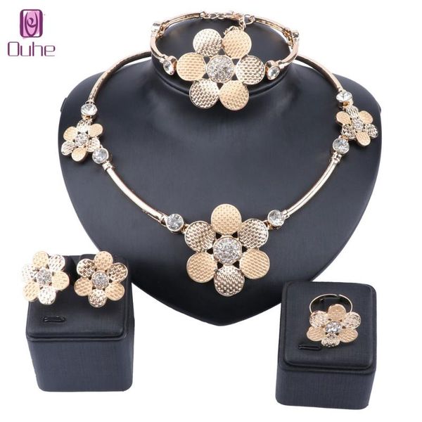 earrings & necklace women wedding party bridal flower crystal jewelry set statement earring ring bracelet accessories, Silver
earrings & necklace women wedding party bridal flower crystal jewelry set statement earring ring bracelet accessories, Silver