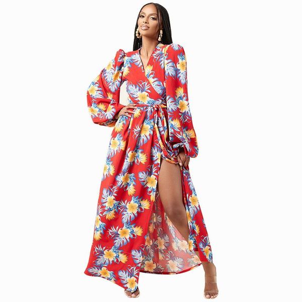 casual dresses women summer bohemian floral print maxi dress 2021 long sleeve boho beach evening party vestidos female, Black;gray
casual dresses women summer bohemian floral print maxi dress 2021 long sleeve boho beach evening party vestidos female, Black;gray