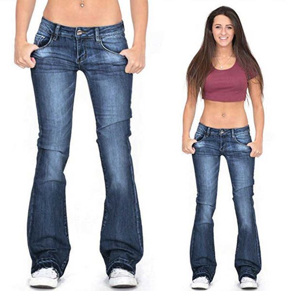boyfriend jeans girls elastic waist slim fit elegant female denim trousers bell bottom y2k vintage streetwear flared pants women 210527, Blue
boyfriend jeans girls elastic waist slim fit elegant female denim trousers bell bottom y2k vintage streetwear flared pants women 210527, Blue