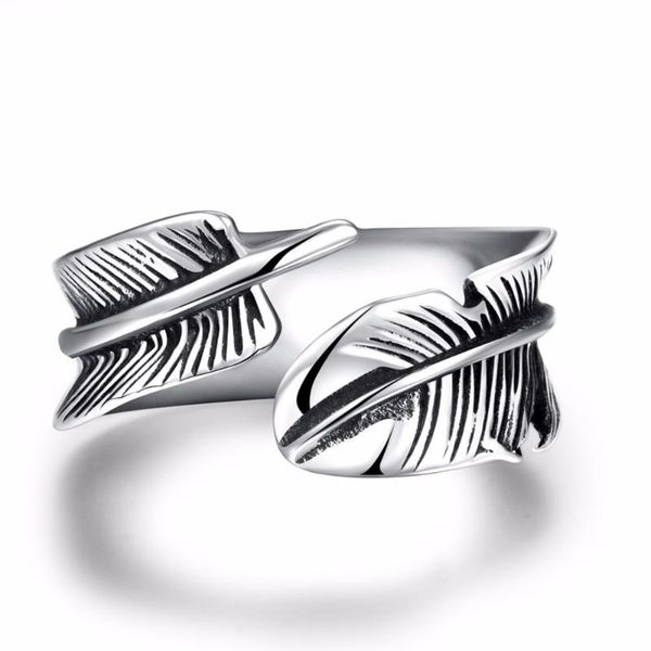 cluster rings fashion vintage ring feather simple trend 316 steel women's jewelry accessories, Golden;silver
cluster rings fashion vintage ring feather simple trend 316 steel women's jewelry accessories, Golden;silver