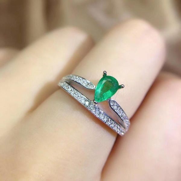 cluster rings luxury wedding anniversary ring with tear shape emerald sliver 925 fashion engagement for wome, Golden;silver
cluster rings luxury wedding anniversary ring with tear shape emerald sliver 925 fashion engagement for wome, Golden;silver