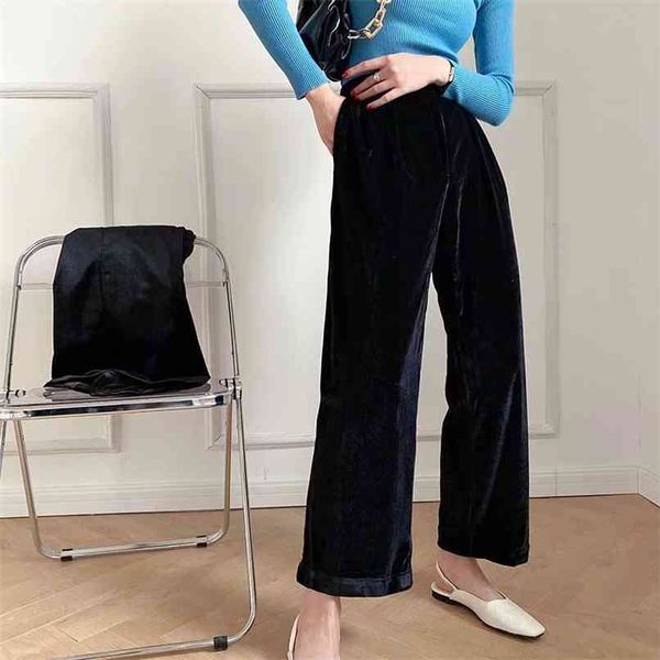 autumn and winter women's pants casual solid color velvet wide-leg 210430, Black;white
autumn and winter women's pants casual solid color velvet wide-leg 210430, Black;white
