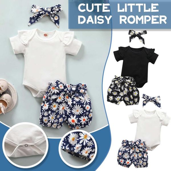 clothing sets baby romper toddler girls summer short daisy pants headdress clothes suit fashion casual kids suits meisje, White
clothing sets baby romper toddler girls summer short daisy pants headdress clothes suit fashion casual kids suits meisje, White
