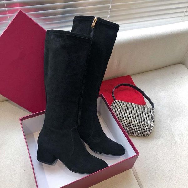 suede black genuine leather women long boots fashion low heels knee high runway autumn winter combat for
suede black genuine leather women long boots fashion low heels knee high runway autumn winter combat for