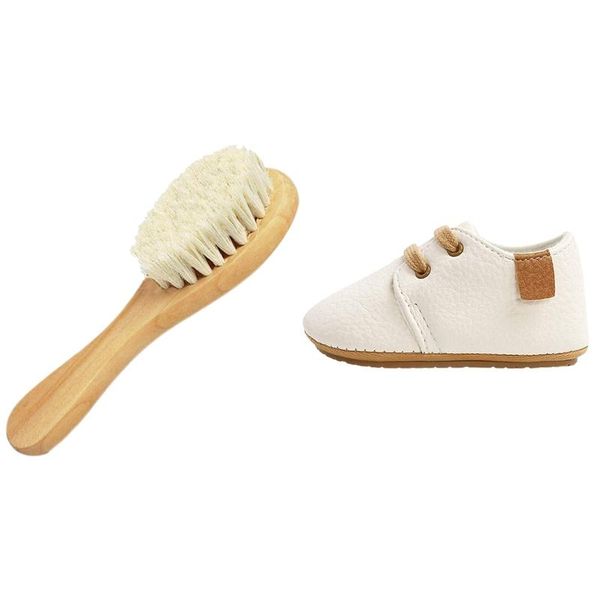 first walkers 1 pcs natural wooden handle soft press baby hairbrush & pair boys sneakers lace-up cute oxford shoes
first walkers 1 pcs natural wooden handle soft press baby hairbrush & pair boys sneakers lace-up cute oxford shoes