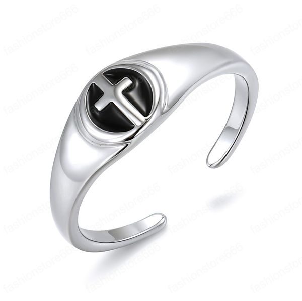 cross ring for women men cool ring male casual jewelry wedding ring, Silver
cross ring for women men cool ring male casual jewelry wedding ring, Silver