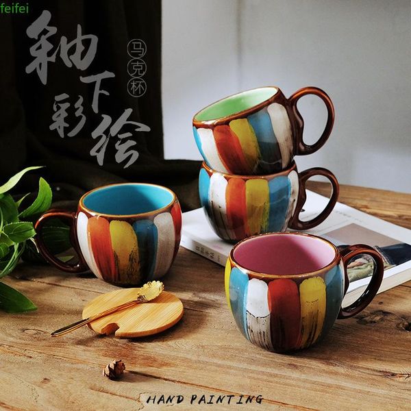 mugs ceramic water cup creative hand color coffee milk glass lovers home juice breakfast mug with spoon cups tea
mugs ceramic water cup creative hand color coffee milk glass lovers home juice breakfast mug with spoon cups tea