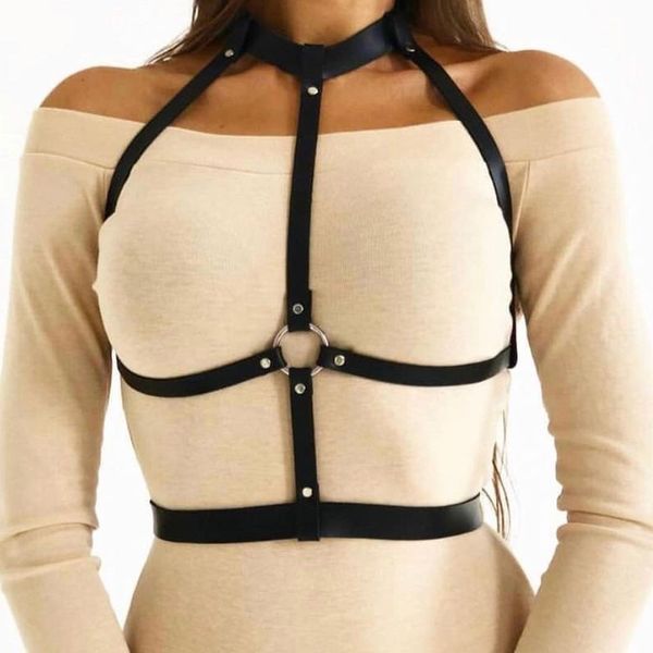 harness bondage body women leather lingerie harness cage bra gothic suspenders belt bondage straps chest harness woman, Black;white
harness bondage body women leather lingerie harness cage bra gothic suspenders belt bondage straps chest harness woman, Black;white