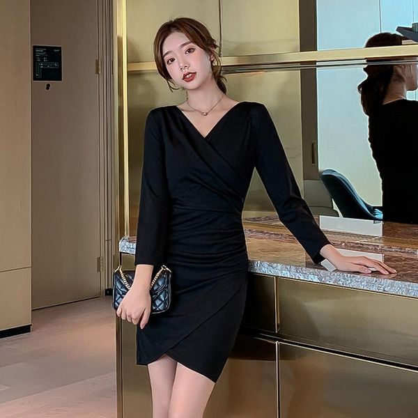 pink black dress bodycon midi v neck long sleeve women elegant dresses casuales 2021 spring vestido de fiesta party ropa clothes casual, Black;gray
pink black dress bodycon midi v neck long sleeve women elegant dresses casuales 2021 spring vestido de fiesta party ropa clothes casual, Black;gray