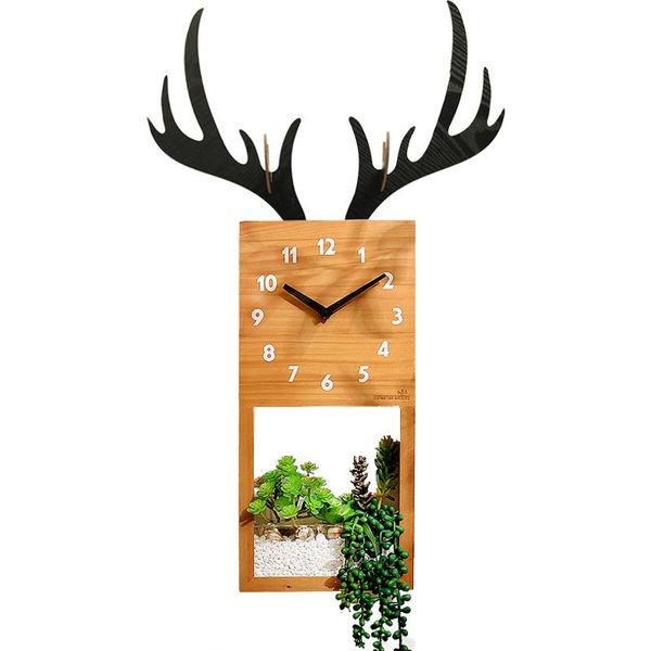 wall clocks creative large clock wood green plant nordic deer decoration living room silent bedroom klokken wandklokken gift sc634
wall clocks creative large clock wood green plant nordic deer decoration living room silent bedroom klokken wandklokken gift sc634