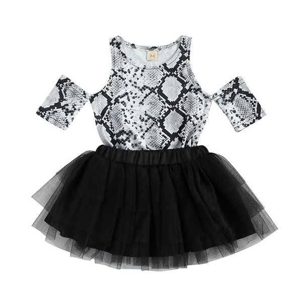 clothing sets 2pcs little girls outfit suit summer snakeskin printing off shoulder solid color mesh tutu skirt set for kids 1-6t, White
clothing sets 2pcs little girls outfit suit summer snakeskin printing off shoulder solid color mesh tutu skirt set for kids 1-6t, White