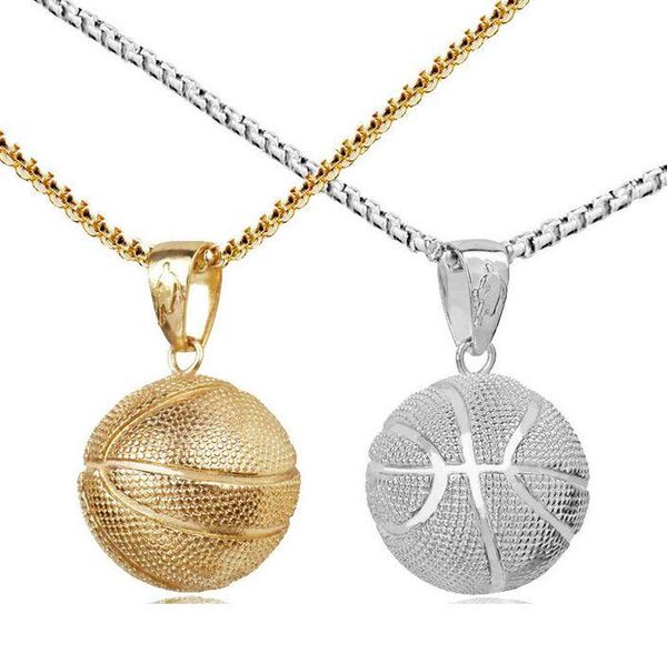 pendant necklaces basketball necklace stainless steel chain women men sport hip hop jewelry, Silver
pendant necklaces basketball necklace stainless steel chain women men sport hip hop jewelry, Silver