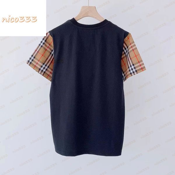 21ss high-quality summer plaid stitching simple round neck pullover short sleeve men and women the same t-shirt couple size s-2xl, White;black
21ss high-quality summer plaid stitching simple round neck pullover short sleeve men and women the same t-shirt couple size s-2xl, White;black