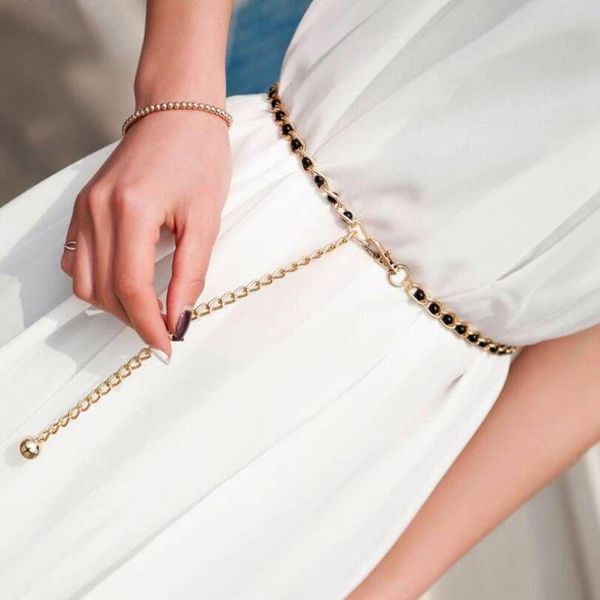 belts fashion women chain belt elegant beads metal adjustable thin waist ladies dress decorative clothes accessories, Black;brown
belts fashion women chain belt elegant beads metal adjustable thin waist ladies dress decorative clothes accessories, Black;brown