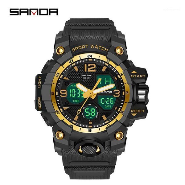 watch outdoor digital luminous men's sports watches multifunctional 5bar waterproof relogio masculino wristwatches, Slivery;brown
watch outdoor digital luminous men's sports watches multifunctional 5bar waterproof relogio masculino wristwatches, Slivery;brown