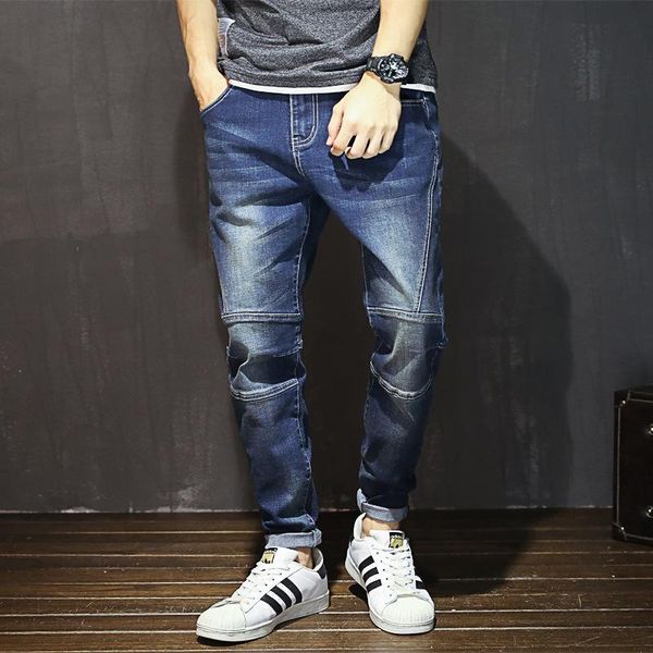 men's jeans 730 autumn patchwork washed fashion retro streetwear stretch regular loose male denim trousers brand pants plus size, Blue
men's jeans 730 autumn patchwork washed fashion retro streetwear stretch regular loose male denim trousers brand pants plus size, Blue