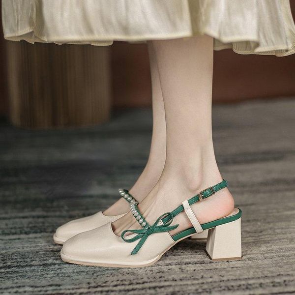 dress shoes women summer high heel sandals fashion side knot faux pearl pumps close toe female, Black
dress shoes women summer high heel sandals fashion side knot faux pearl pumps close toe female, Black