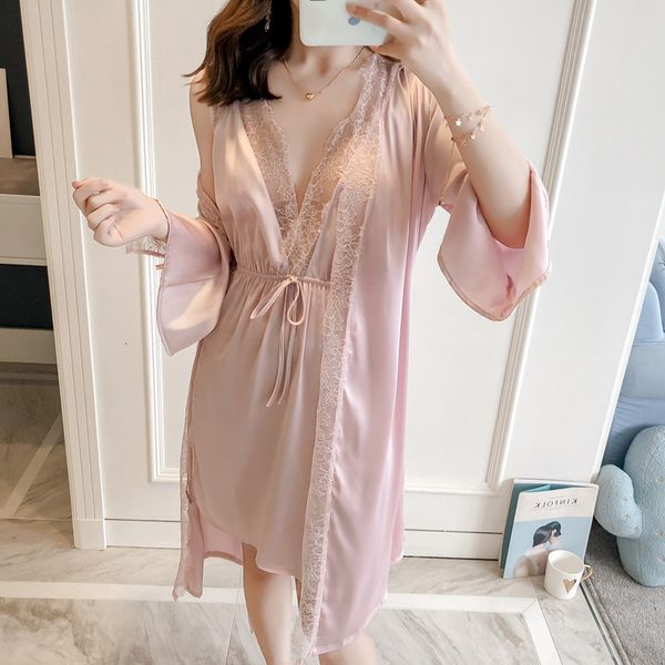 sleepwear women ing lace & gown pajamas set 2 piece sleep bathrobe robe sleepwear night t7rg julo, Black;red
sleepwear women ing lace & gown pajamas set 2 piece sleep bathrobe robe sleepwear night t7rg julo, Black;red