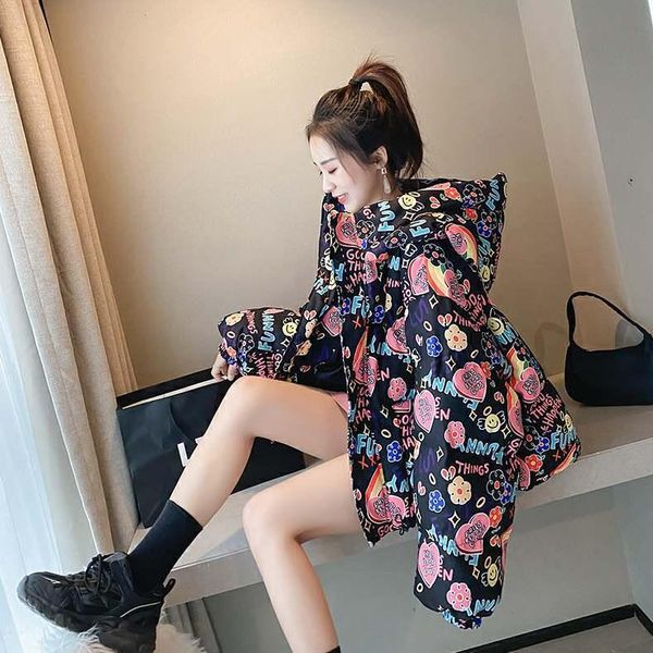 women's down & parkas fashion flower print coats women winter warm jackets with hat short design hooded outwear lady, Black
women's down & parkas fashion flower print coats women winter warm jackets with hat short design hooded outwear lady, Black
