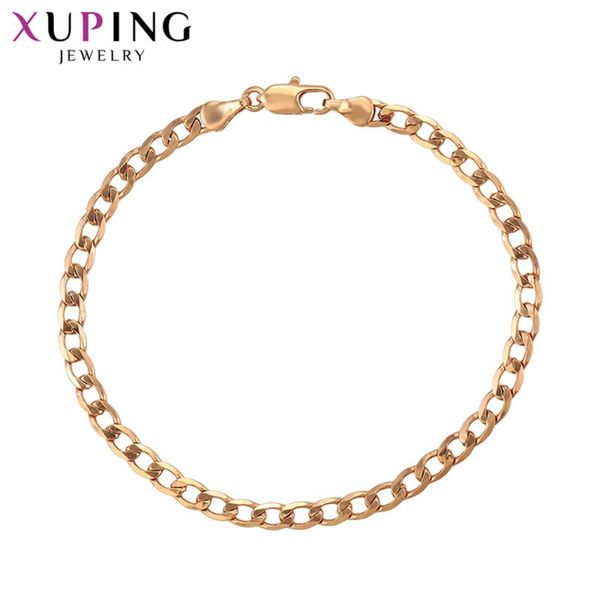 link, chain xuping charms styles jewelry high-quality rose gold color plated bracelet for neutral special design party gift s133.8-75975, Black
link, chain xuping charms styles jewelry high-quality rose gold color plated bracelet for neutral special design party gift s133.8-75975, Black