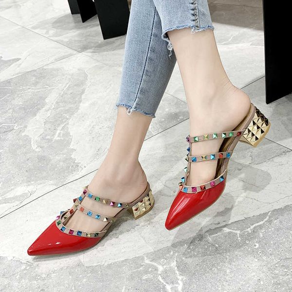 sandals low-heel shoes of the women pointed toe bling slippers sandals ladies casual party square heels bvn0, Black
sandals low-heel shoes of the women pointed toe bling slippers sandals ladies casual party square heels bvn0, Black
