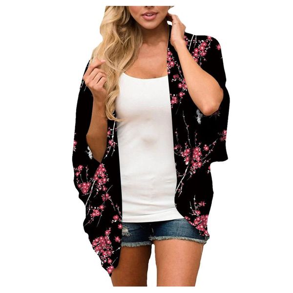 women's swimwear multicolors women chiffon floral kimono cardigan loose half sleeve shawl capes boho bohemia print cover up blouse #z, White;black
women's swimwear multicolors women chiffon floral kimono cardigan loose half sleeve shawl capes boho bohemia print cover up blouse #z, White;black