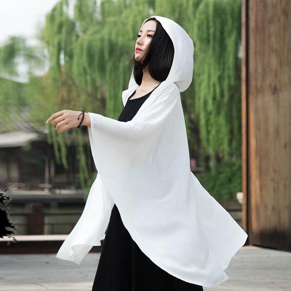 women's trench coats lzjn summer cotton linen coat 2021 hooded large size loose black white women cape cover up clothing, Tan;black
women's trench coats lzjn summer cotton linen coat 2021 hooded large size loose black white women cape cover up clothing, Tan;black