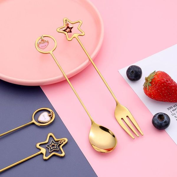 forks wholesale 304 stainless steel fork spoon set cake dessert stars heart-shaped pendant coffee
forks wholesale 304 stainless steel fork spoon set cake dessert stars heart-shaped pendant coffee