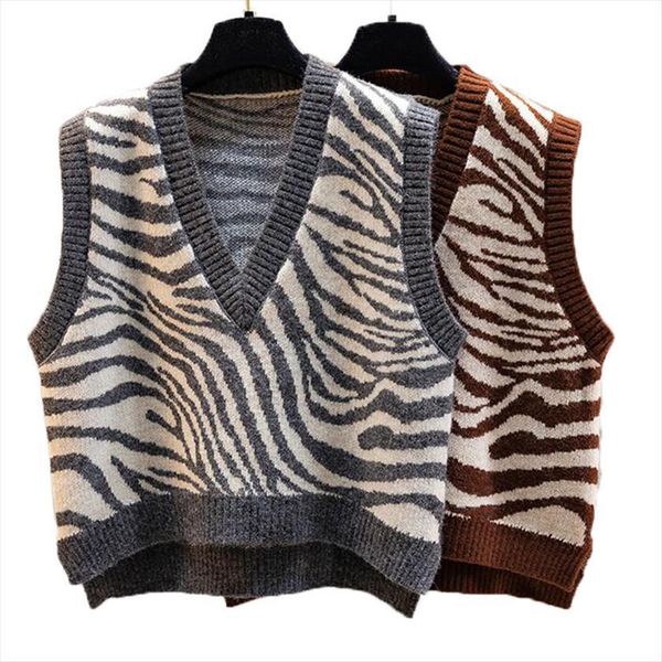 womens waistcoat vest fashion women sweater zebra pattern knitted pullover v neck sleeveless spring autumn coat external wea, White;black
womens waistcoat vest fashion women sweater zebra pattern knitted pullover v neck sleeveless spring autumn coat external wea, White;black