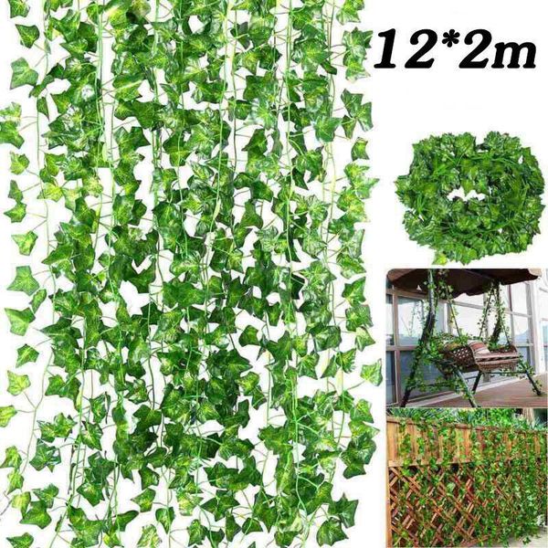 decorative flowers & wreaths 12pcs 200cm green silk artificial hanging ivy leaf garland plants vine fake foliage for home decoration wedding
decorative flowers & wreaths 12pcs 200cm green silk artificial hanging ivy leaf garland plants vine fake foliage for home decoration wedding