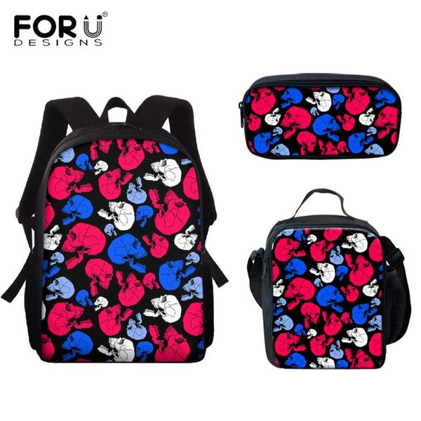 school bags forudesigns style student schoolbags and lunch pen 3pcs set personlized skull pattern backpack campus bag daypack
school bags forudesigns style student schoolbags and lunch pen 3pcs set personlized skull pattern backpack campus bag daypack