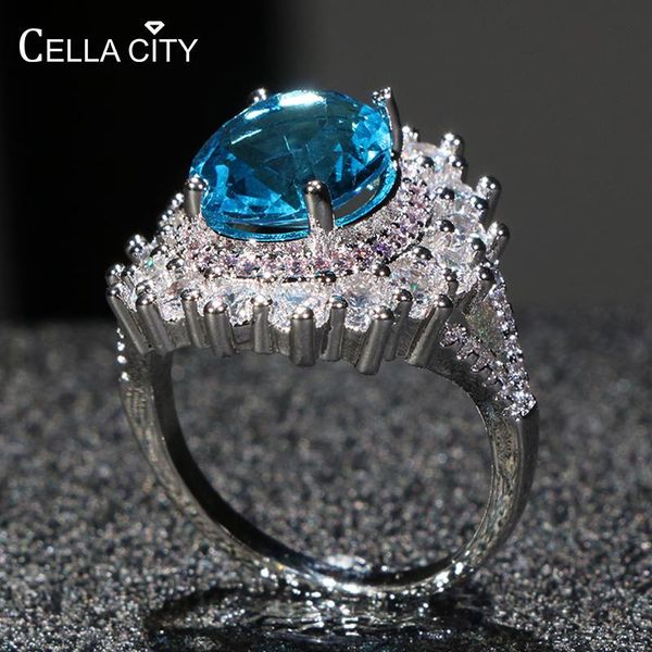 cluster rings cellacity oval aquamarine ring for women trendy silver 925 jewelry large gemstones female luxury fine banquet party, Golden;silver
cluster rings cellacity oval aquamarine ring for women trendy silver 925 jewelry large gemstones female luxury fine banquet party, Golden;silver