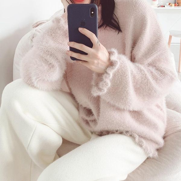 women's sweaters dress south korea east gate pure color hair blend imitation gold mink lady lace sweater turtleneck sweate, White;black
women's sweaters dress south korea east gate pure color hair blend imitation gold mink lady lace sweater turtleneck sweate, White;black
