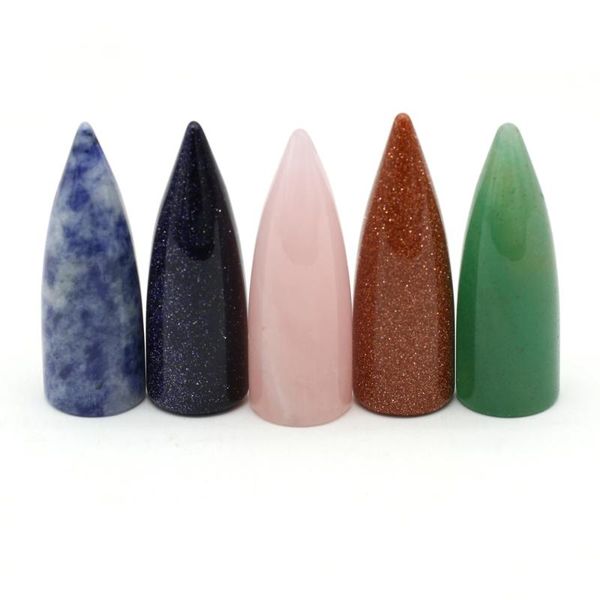charms product natural semi-precious stone pendant long conical jewelry for making diy necklace accessories, Bronze;silver
charms product natural semi-precious stone pendant long conical jewelry for making diy necklace accessories, Bronze;silver