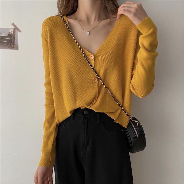 women's knits & tees spring long sleeve sunscreen knitted cardigan v neck sweater women korean style solid color thin loose summer clo, White
women's knits & tees spring long sleeve sunscreen knitted cardigan v neck sweater women korean style solid color thin loose summer clo, White