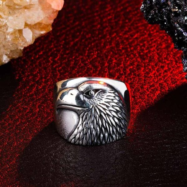 animal eagle silver ring vintage men made in turkey solid 925 sterling cluster rings, Golden;silver
animal eagle silver ring vintage men made in turkey solid 925 sterling cluster rings, Golden;silver