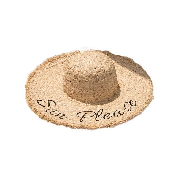 summer women embroidered raffia large brim sun hat outdoor travel sunshade pography straw cap wide hats, Blue;gray
summer women embroidered raffia large brim sun hat outdoor travel sunshade pography straw cap wide hats, Blue;gray