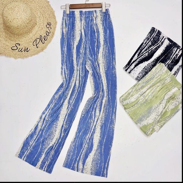wide leg tie dye printing women capri ink wave painting pleated long high waist fashion casual trousers, Black;white
wide leg tie dye printing women capri ink wave painting pleated long high waist fashion casual trousers, Black;white