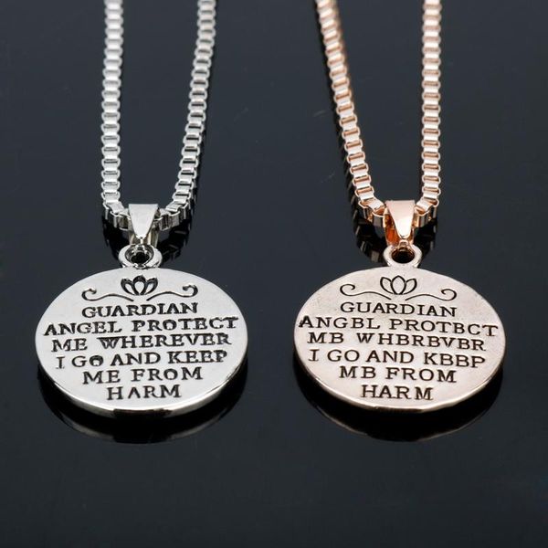 chains dongsheng guardian angel protect me wherever i go and keep from harm pendant necklace shine women gift -30, Silver
chains dongsheng guardian angel protect me wherever i go and keep from harm pendant necklace shine women gift -30, Silver